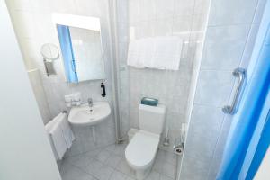 Koupelna v ubytování BALEGRA City Hotel Basel Contactless Self Check-in