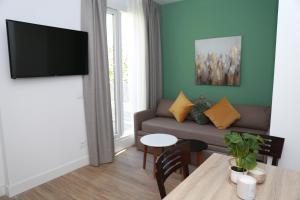 A television and/or entertainment centre at New Point Opera