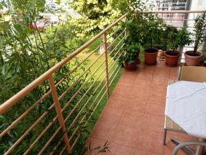 Balkón nebo terasa v ubytování Mandarin Wellness Apartman