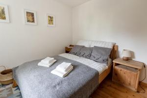 Postel nebo postele na pokoji v ubytování An der Gose - Gästezimmer & Appartement + 5 fotografií