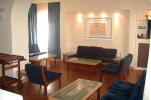 Posezení v ubytování Oasis Hotel