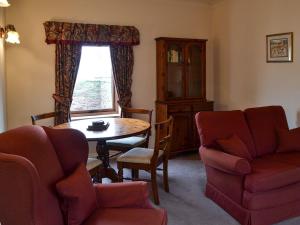 A seating area at Crag End 