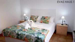 Cama o camas de una habitación en Evas Haus