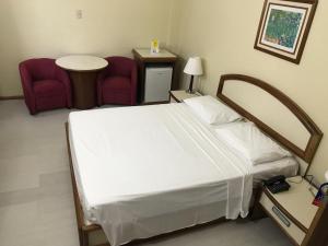Postel nebo postele na pokoji v ubytování Hotel Sagres