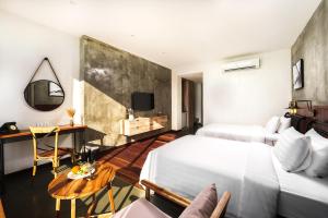 Posezení v ubytování SIM Boutique Hotel
