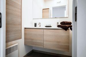 Dapur atau dapur kecil di Lumina Suite Seaview & Garage