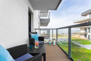 Balkón alebo terasa v ubytovaní Apartament Gardenia Sea&Sun DZIWNÓW PRZY PLAŻY