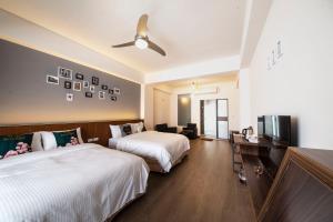 Postel nebo postele na pokoji v ubytování Brothers B&B