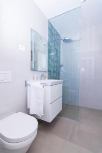 Koupelna v ubytování Villa Stina