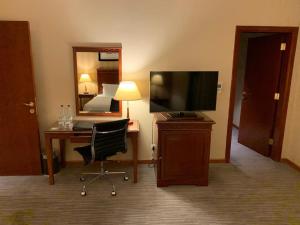 TV a/nebo společenská místnost v ubytování Executives Hotel - Olaya