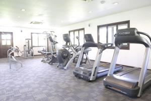 Fitness centrum a/nebo fitness zařízení v ubytování Cyberview Resort & Spa