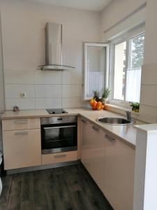 Kuchyň nebo kuchyňský kout v ubytování Holiday Home Perlica