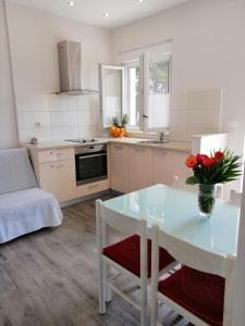 Kuchyň nebo kuchyňský kout v ubytování Holiday Home Perlica