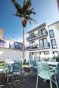 Balkón nebo terasa v ubytování Ilha Hostel & Suites