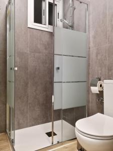 Kúpeľňa v ubytovaní Guajara Modern Studio + 33 fotografií