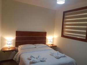 Postel nebo postele na pokoji v ubytování Hotel La Posada de Francisca