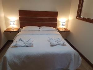 Postel nebo postele na pokoji v ubytování Hotel La Posada de Francisca