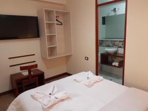 Postel nebo postele na pokoji v ubytování Hotel La Posada de Francisca