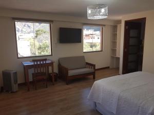 TV a/nebo společenská místnost v ubytování Hotel La Posada de Francisca