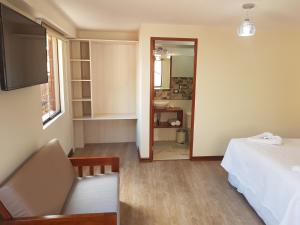 Postel nebo postele na pokoji v ubytování Hotel La Posada de Francisca