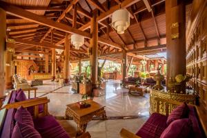 Un lugar para sentarse en Heritage Bagan Hotel