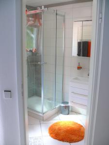 Koupelna v ubytování Gästezimmer in Aspach