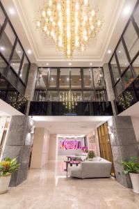 Posezení v ubytování He-Jia Hotel