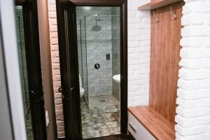 Ett badrum på Clubhouse