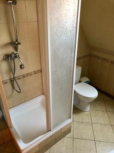 Łazienka w obiekcie Apartamenty u Krysi