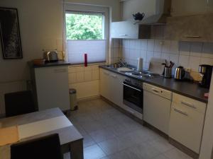 Kuchyň nebo kuchyňský kout v ubytování Ferienwohnung Fritzke