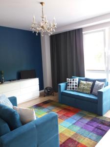 Posezení v ubytování Apartament Pruszków
