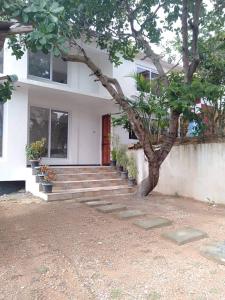 a white house with a tree in front of it at NVH3 Coron Palawan in Coron