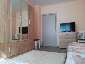 Μια τηλεόραση ή/και κέντρο ψυχαγωγίας στο Guest House Krasi