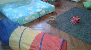 Łóżko lub łóżka w pokoju w obiekcie City-Apartments Langegger