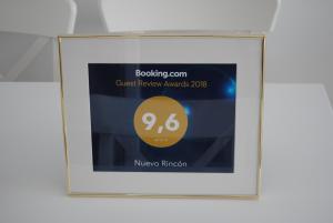 Certifikát, ocenenie alebo iný dokument vystavený v ubytovaní Nuevo Rincón