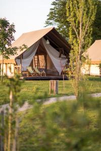 Příroda nedaleko luxury tent