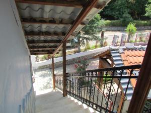 Balkón nebo terasa v ubytování Hotel Germenji