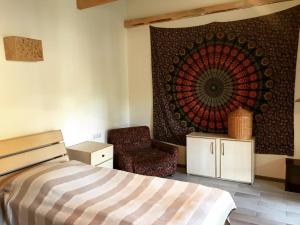 Postel nebo postele na pokoji v ubytování Sno House in Kazbeg
