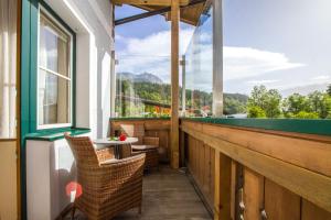 Balkon lub taras w obiekcie Appartments Niedermoser