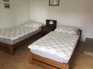 Кровать или кровати в номере Adela´s Czech Village House