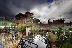 Balkón nebo terasa v ubytování Hotel Osho Home
