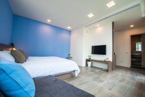 En TV eller et underholdningssystem på Want to enjoy B&B