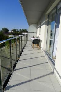 Balkon lub taras w obiekcie Impresja 42 Apartament z garażem