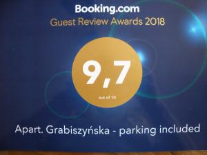 Certyfikat, podpis lub inny dokument wystawiony w obiekcie Apart. Grabiszyńska - parking included