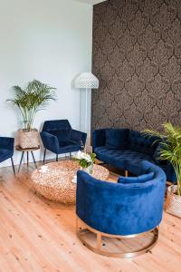 O zonă de relaxare la Domaine d'En Fargou