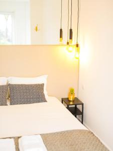 Voodi või voodid majutusasutuse Angel Flat toas