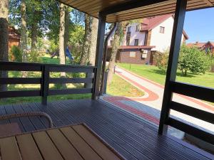 Balkón alebo terasa v ubytovaní Villa Skomanda