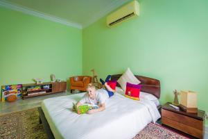 Postel nebo postele na pokoji v ubytování Rose Amer