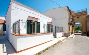 Bygningen som feriehuset ligger i