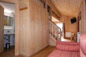 Ruang duduk di Hotel de Moiry Supérieur